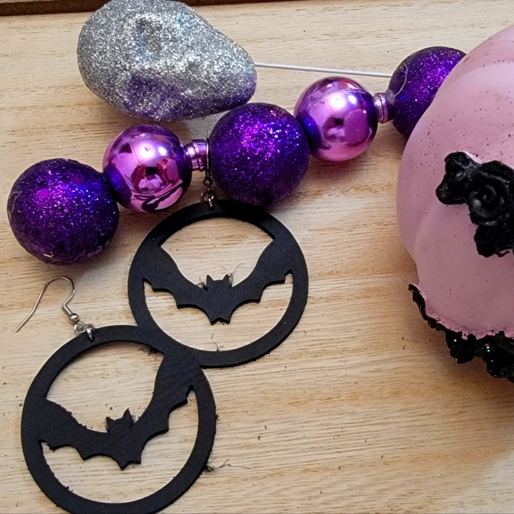 Leather bat hoops